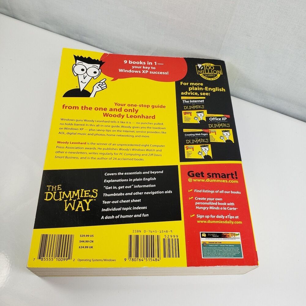 Windows XP All-In-One Desk Reference For Dummies  (FOR By Woody Leonhard **NEW** - Picture 3 of 16